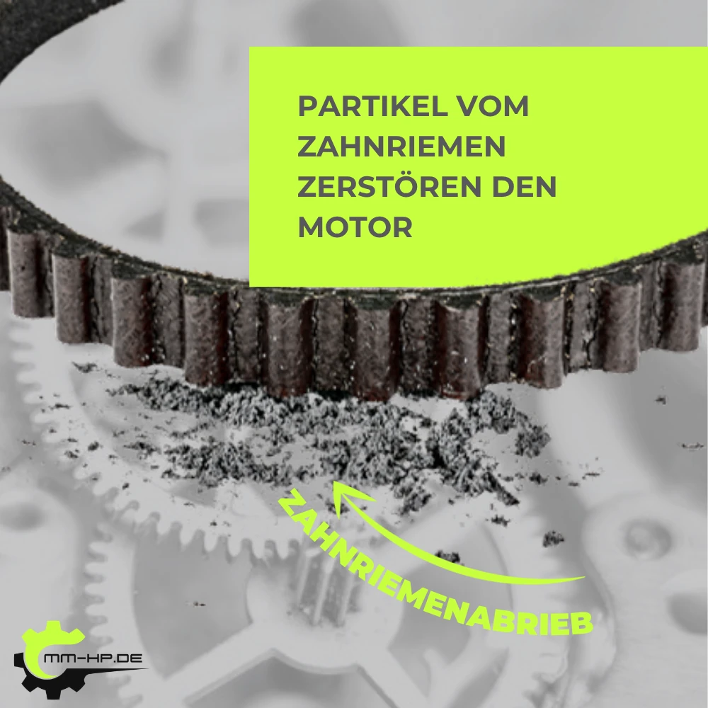 Zahnriemenabrieb im Motoröl beim VAG TDI Ölpumpenantrieb