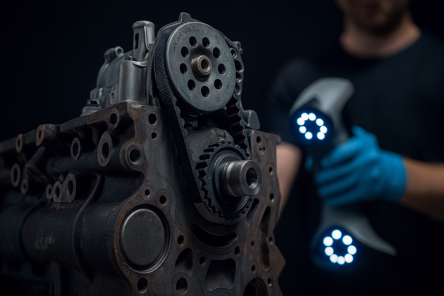 3D scan of an engine component